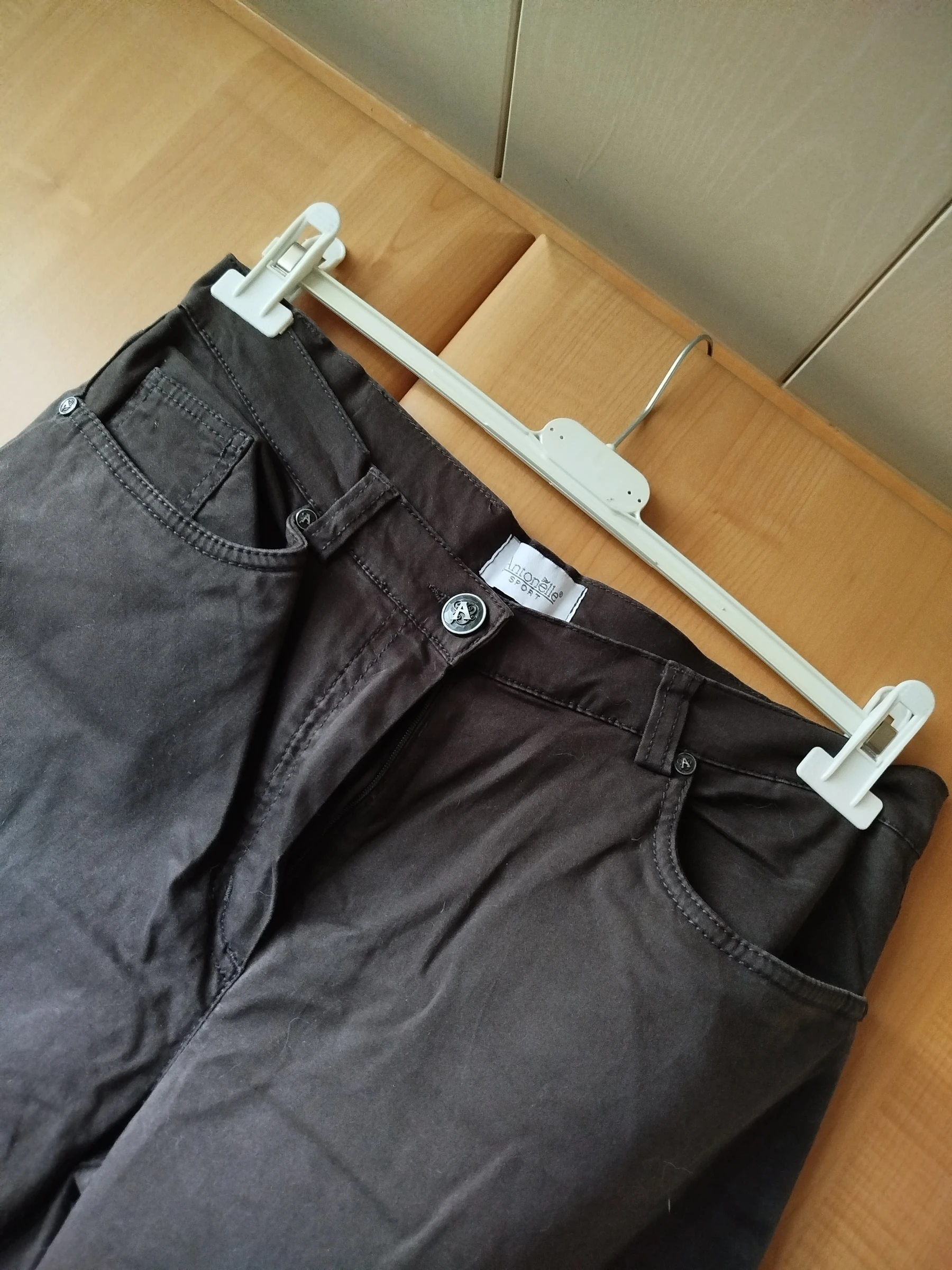 Calça de 5 bolsos marrom – photo 2